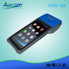 China POS Q6 Handheld Android Touchscreen All In One Pos manufacturer