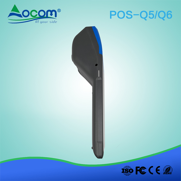 POS-Q5/Q6 5.99 inch Ultra-thin android handheld pos for lottery
