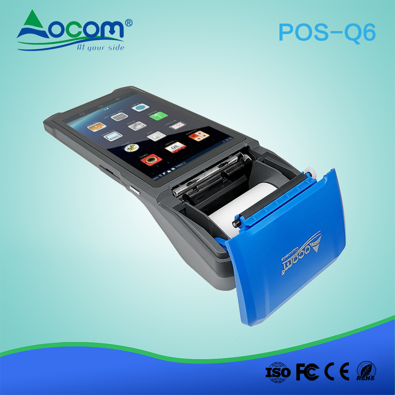 POS Q6 Handheld Android Touchscreen All In One Pos