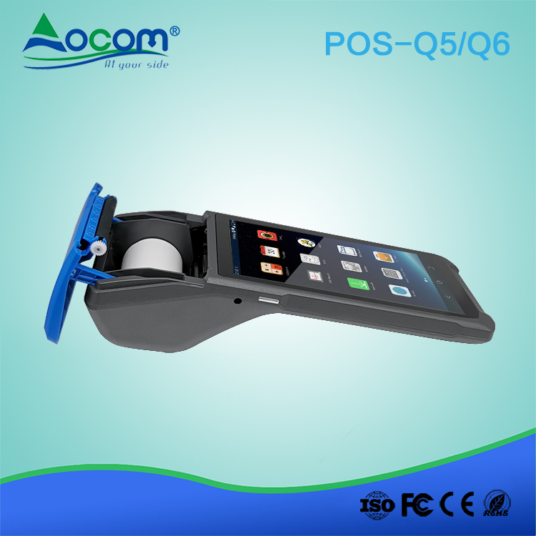 POS-Q6 Multi-touch Screen Mobile Android Handheld Pos Terminal