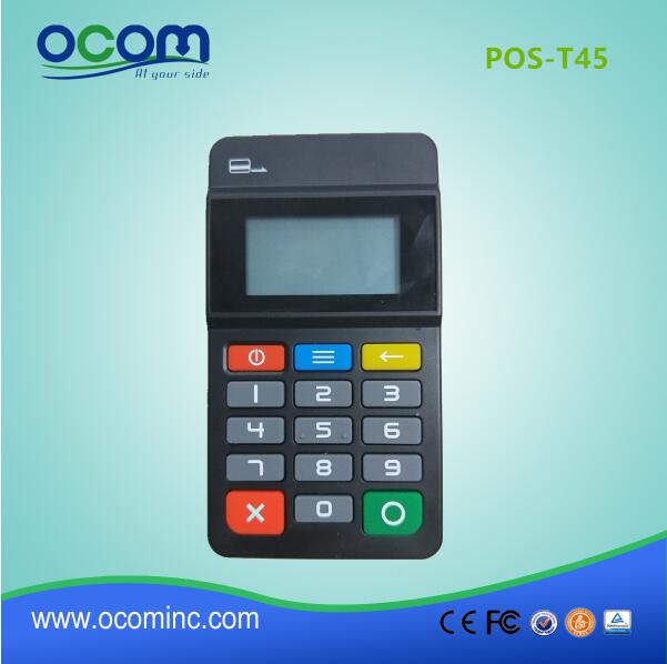 POS-T45 EMV PBOC PCI zertifizierte Mini-Bluetooth-Wireless-Smart-RFID-Kartenleser