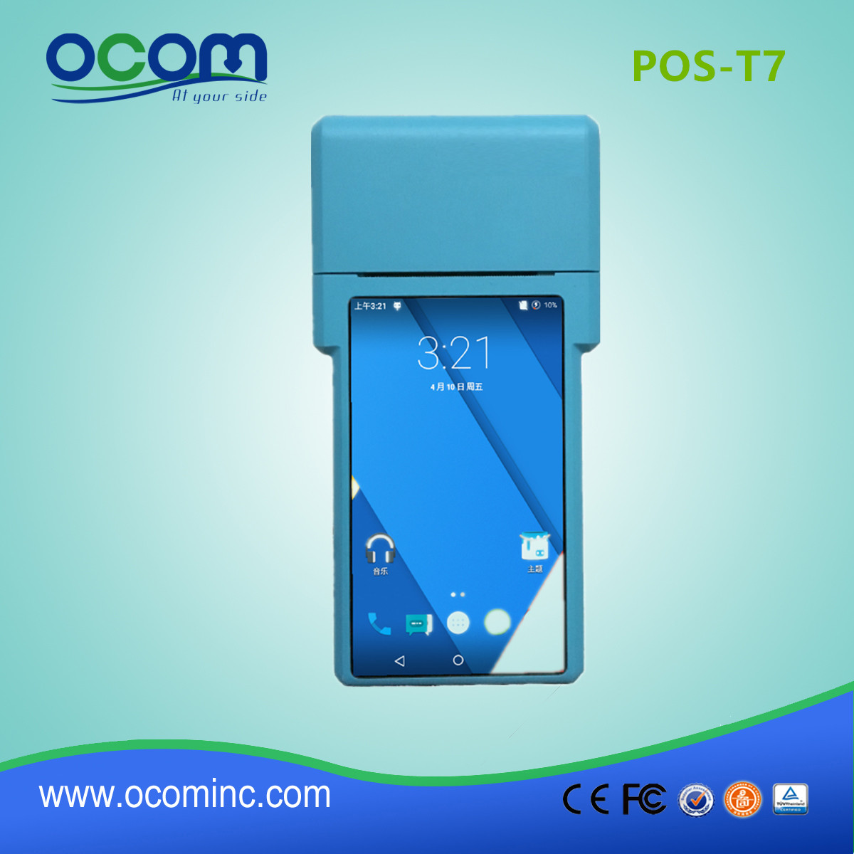 (POS-T7) della fabbrica della Cina fatta di alta qualità touch screen cellulare por top-up dispositivo POS