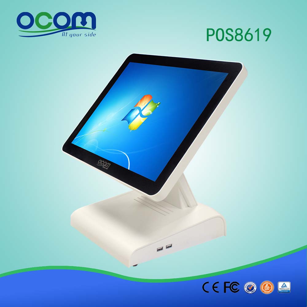 POS8619 15 inch wifi 3G I3, I5 windows pos terminal /point van verkoop pos-systeem