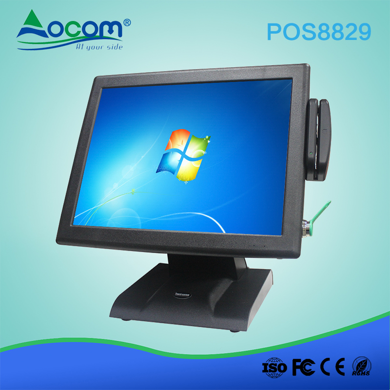 POS8829T 15" 4G i-button all in one cheap cash register for sale