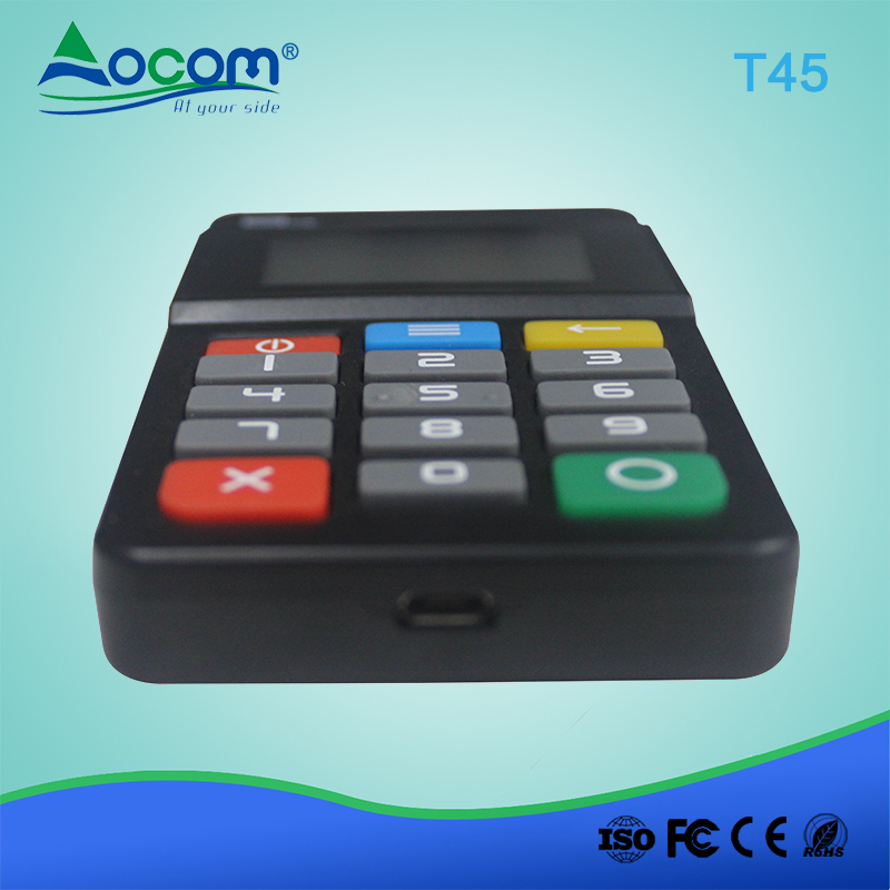 Portable Android Bluetooth Mobile Smart Payment Terminal With Kepboard