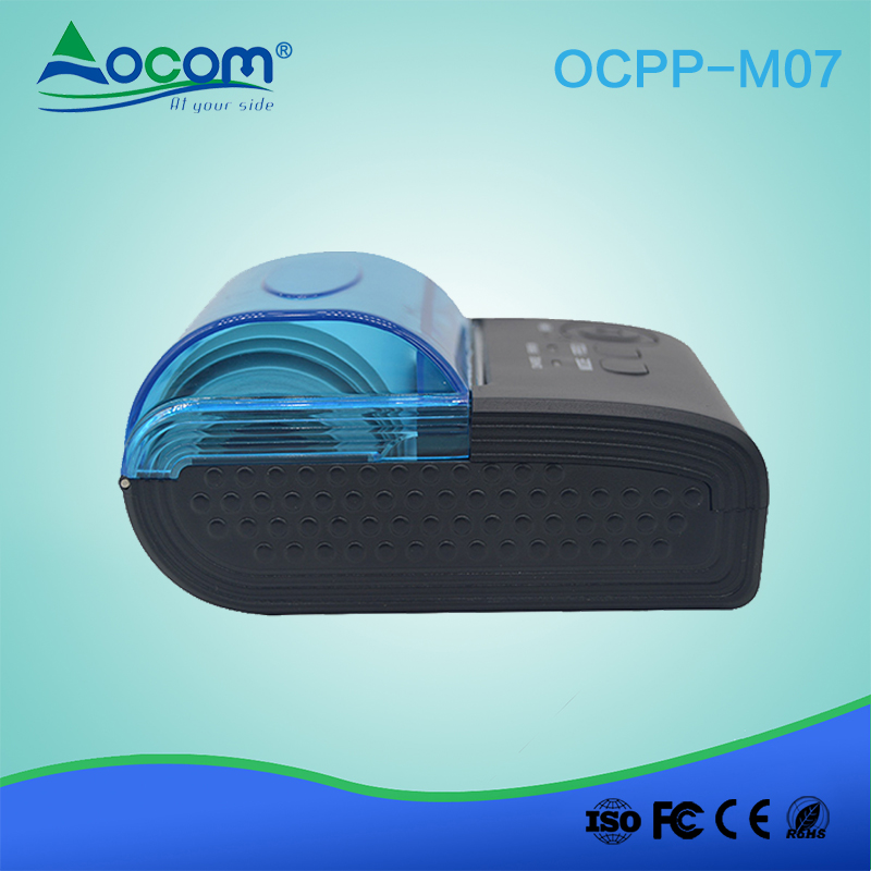 Portable Mobile QR Code Barcode POS 58mm Bluetooth Printer