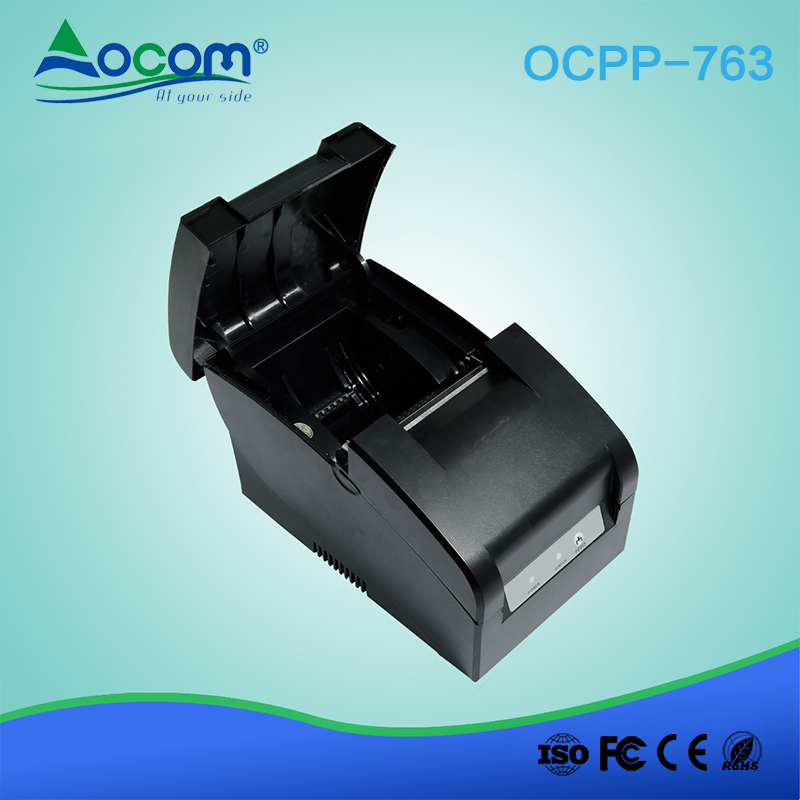 RS232 Auto Cutter QR Code POS Receipt Dot-matrix Printer