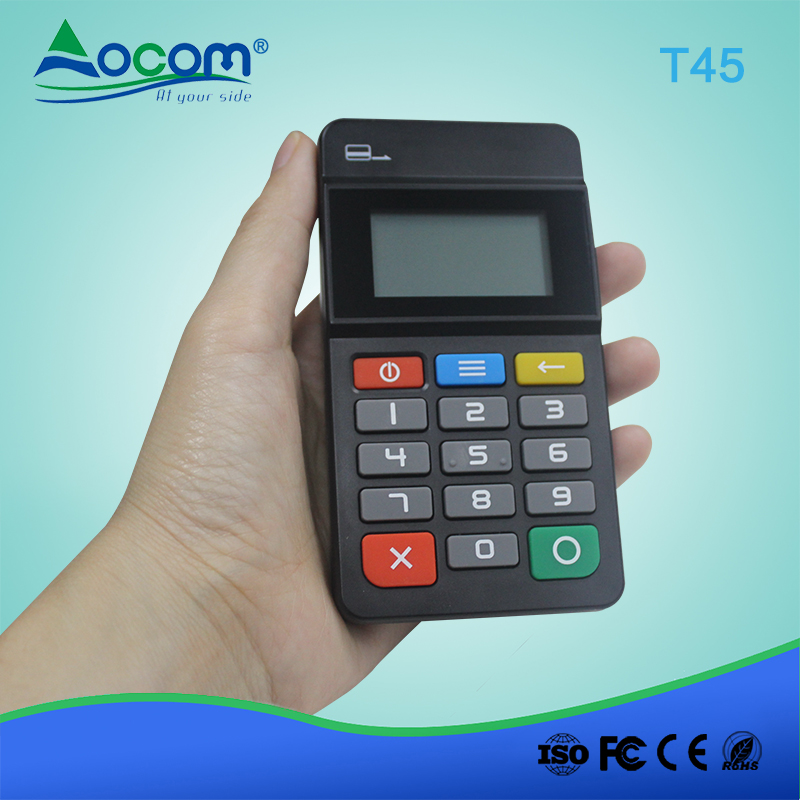 T45 Cash Register Mobile Payment mini MSR NFC handheld terminal