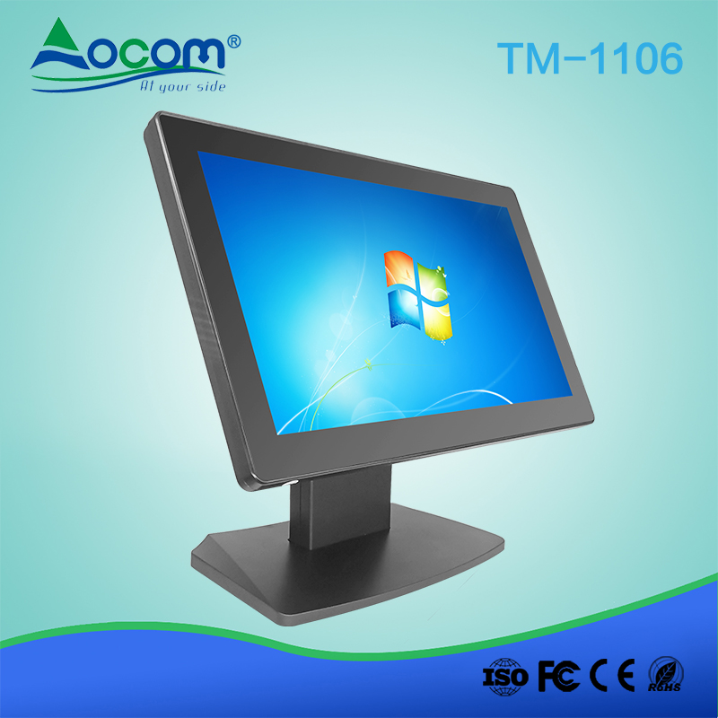 TM-1106 11.6 "monitor capacitivo de pantalla táctil usb de montaje en pared transparente para android tv box