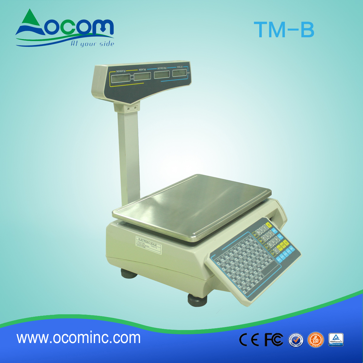 (TM-B) China wholesale barcode label printing Scale for supermarket
