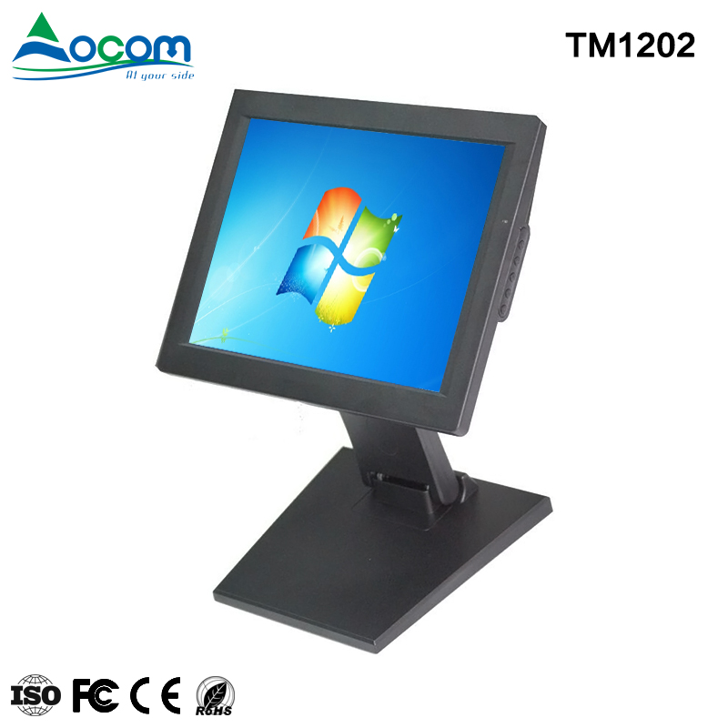 Monitor de POS LED de pantalla táctil TM1202 de 12 pulgadas