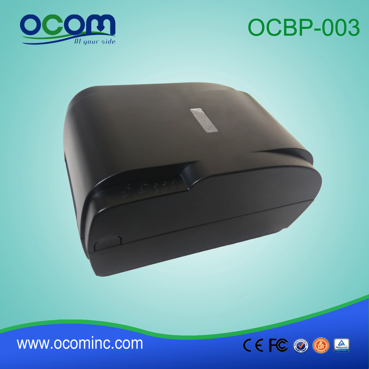 Termotransferowa i termiczna drukarka etykiet z kodami kreskowymi (OCBP-003)
