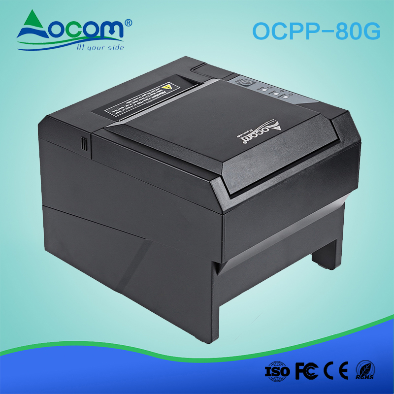 Three Port Receipt Bill Thermal Pos Printer 80mm With Auto Cutter