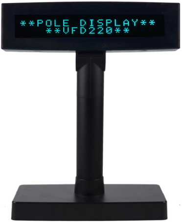 VFD220C 20 2 حرف شاشة مزدوجة عرض VFD للعميل