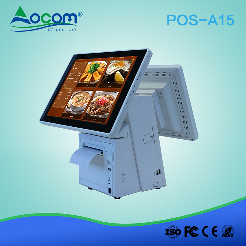 Windows Touch Screen Cash Register Pos Machine With Printer