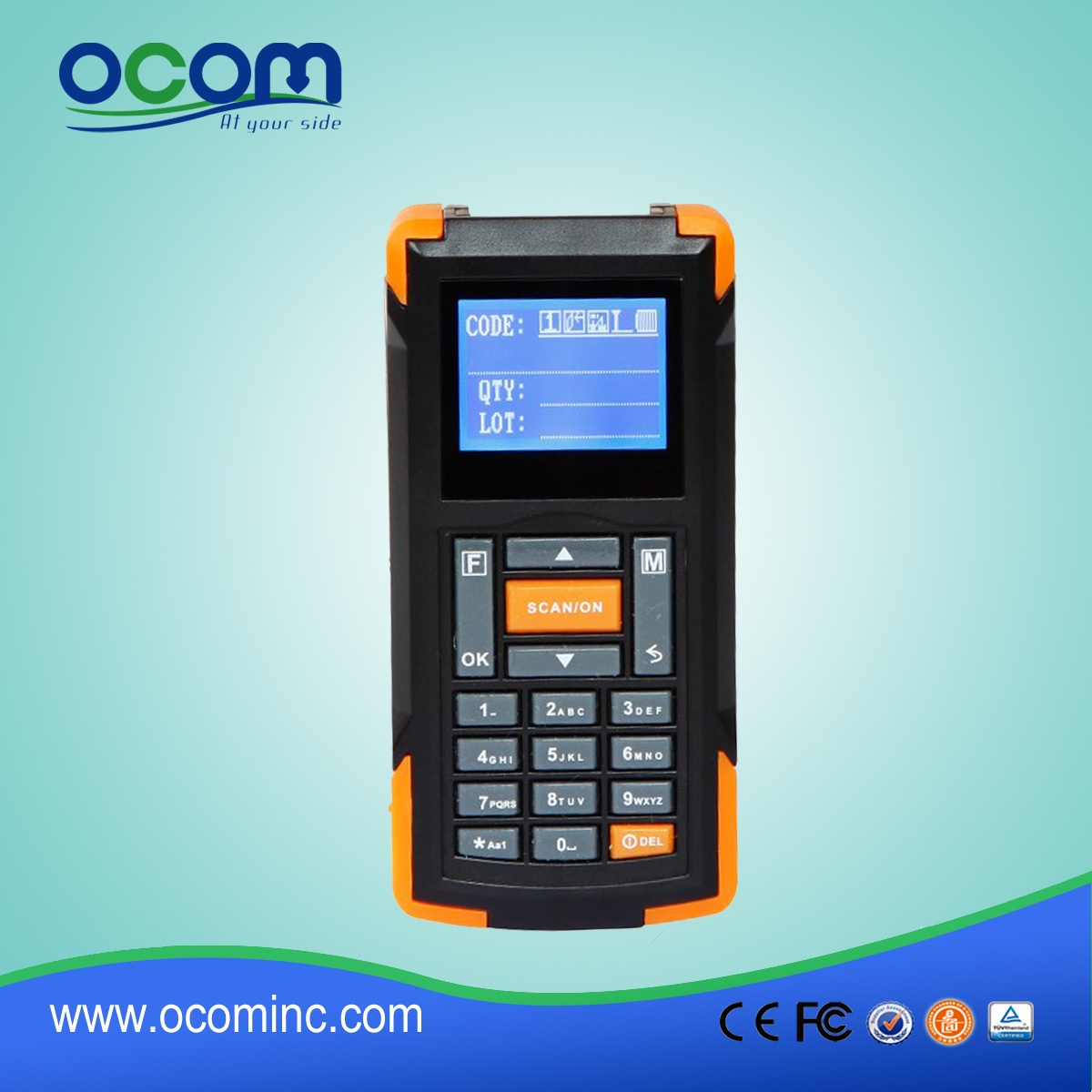 Wireless Mini Portable Bluetooth Inwentaryzacja Terminal OCBS-D105