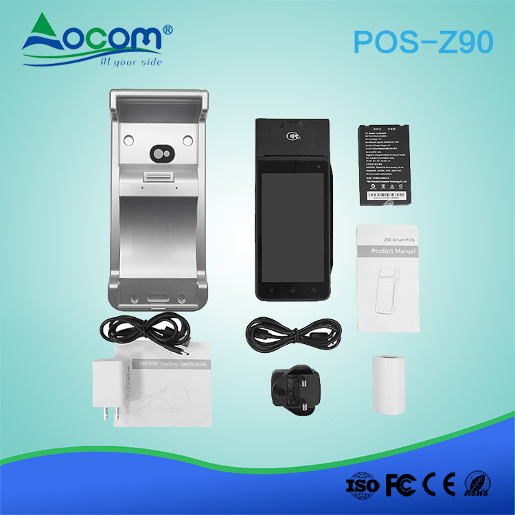 Z90 5.0 inch android 5.1 pos touch betaalterminal