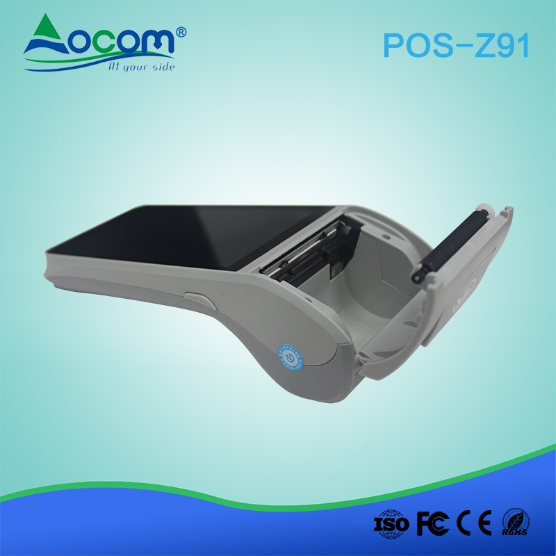 Z91 5.5" Touch Bluetooth WIFI Portable Mobile Pos Machine Terminal NFC Android Handheld Pos Terminal