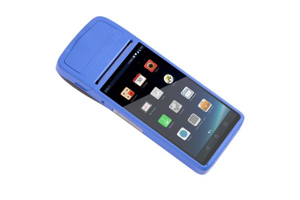 4g android qr code battery pos terminal with printer