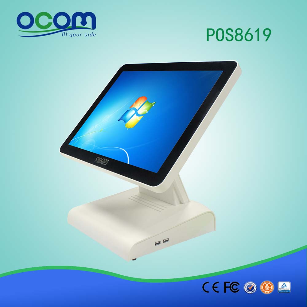goedkope 15 inch all in one POS touchscreen pc voor kassa (POS8619)