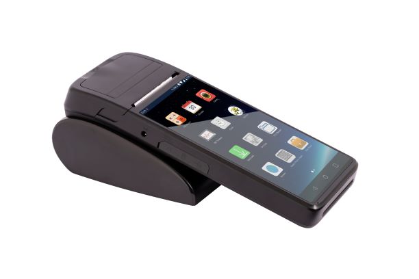 Handheld 5,5 "mobile Rechnung Zahlungsmaschine Smart Android pos mit Wiege