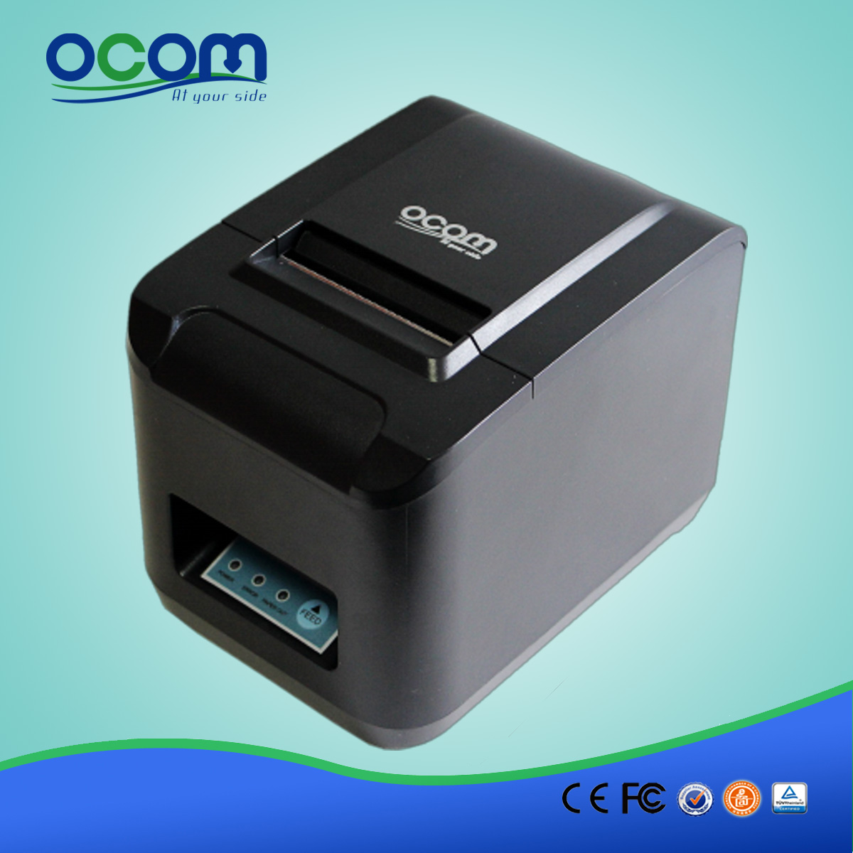 80mm Thermal Receipt Printer With Serial+USB+Ethernet Port , auto cutte