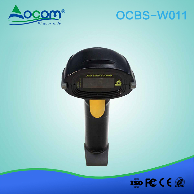 laser bluetooth or 433mhz wireless portable barcode scanner
