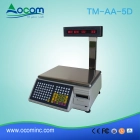 China supermarket rs232/Lan barcode label printing electronic weighing scale manufacturer