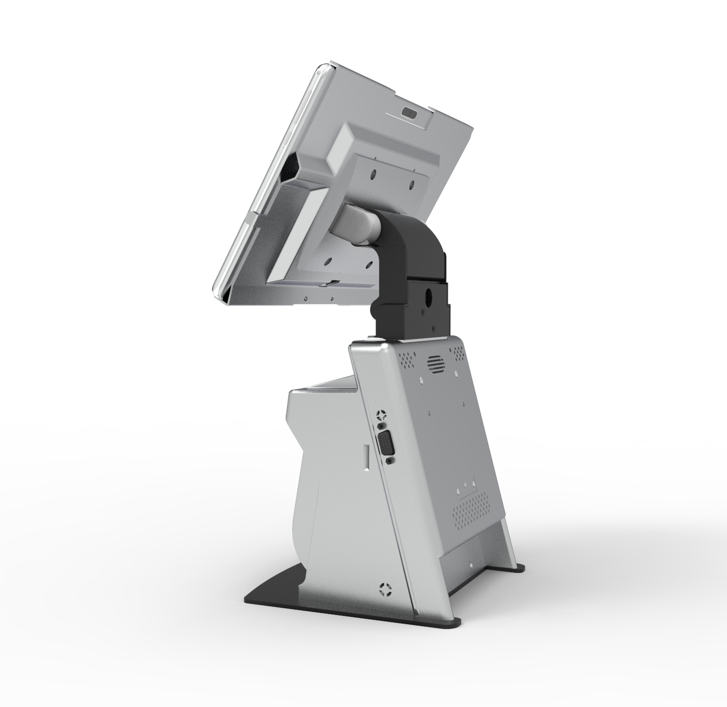 tablet POS terminal with detachable stand and 58mm/80mm printer for optional