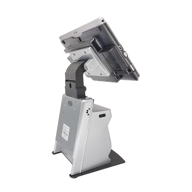 tablet POS terminal with detachable stand and integrated thermal printer