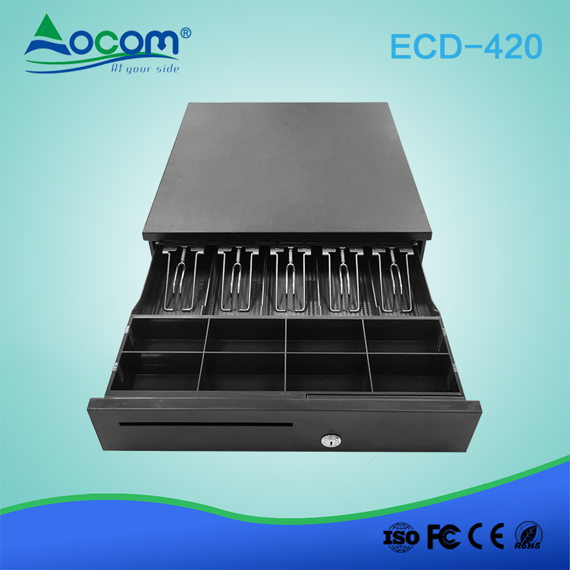 usb trigger Electronic metal cash drawer boxes with slot