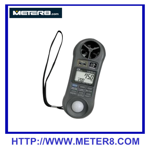 4 in 1 LM-8010 professionele Anemometer met Hygrometer, Thermometer en lichtmeter