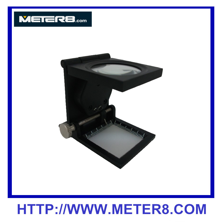 9005A Lente pieghevole con la luce, Magnifier LED con telaio in lega di zinco e vetro ottico 8X