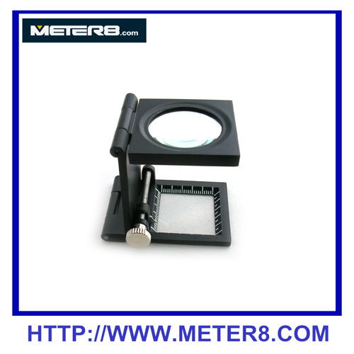 Magnifier 9005C pieghevole con telaio in lega di zinco e vetro ottico 8X