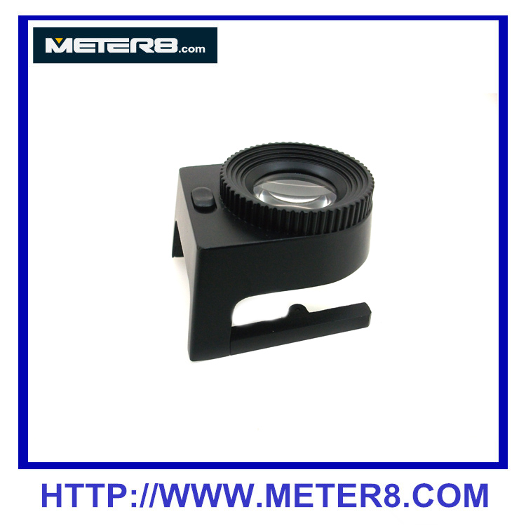 9006 Folding Magnifier com luz LED, LED Lupa com Metal Frame
