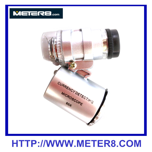 9882 60X Iluminado Pocket Microscopio Microscopio USB
