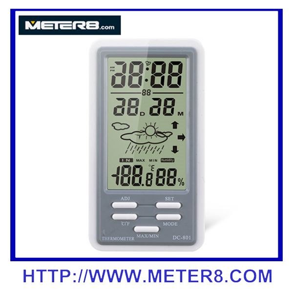 DC801 Vochtigheid en temperatuurmeter