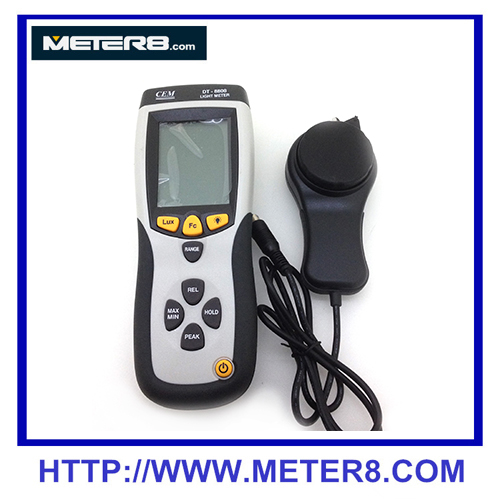 DT-8808 China Digital Light Level Meter, lichtmeter, Lux Light Meter