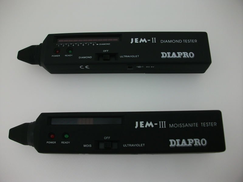 JEM-II Diamond Tester met ultraviolet licht, Moissanite Tester met UV licht