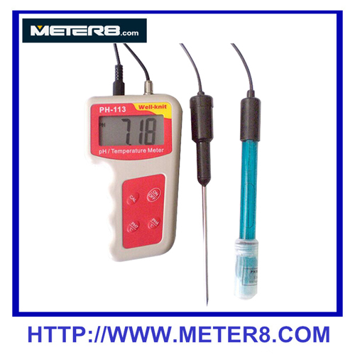 KL-113 Portátil Medidor de pH / Temperatura