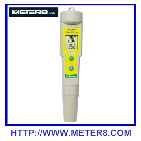 KL-1387 conductividad impermeable y medidor de temperatura