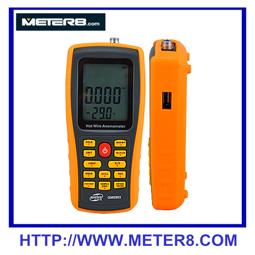 LCD-Schirm-Digital-Temperatur-Anemometer GM8903 2,6 Zoll