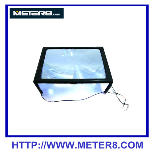 MF216LED Desktop Magnifier con luz, LED Lupa de lectura de periódicos, lectura lupa