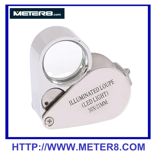MG21007 Folding LED Illuminated Jewelry Loupe, Custom Loupes