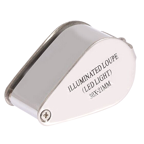 MG21007 Folding LED Illuminated Jewelry Loupe, Custom Loupes