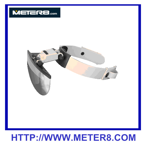 MG81003 Cabeça Magnifier iluminado lupa, LED Lupa com plástico Frames, Free Hand Magnifier