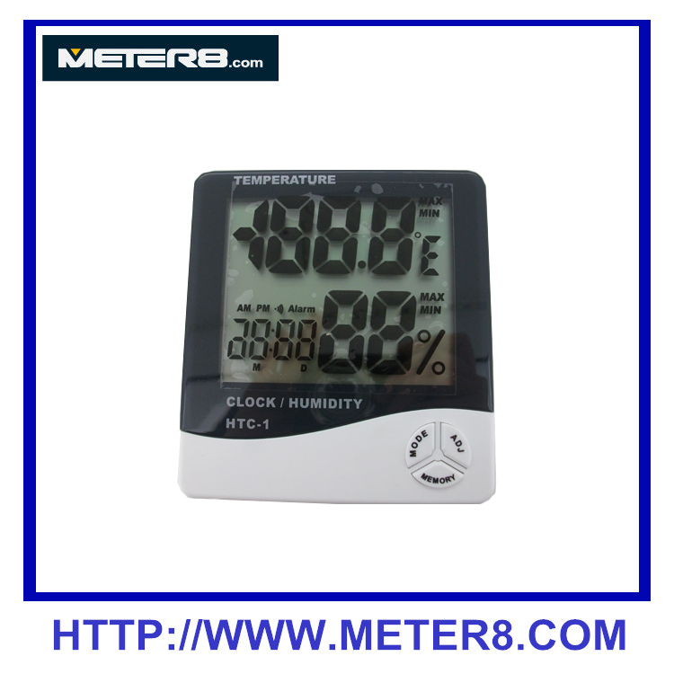 Цифровой измеритель температуры и влажности HTC-1 (маленький размер)