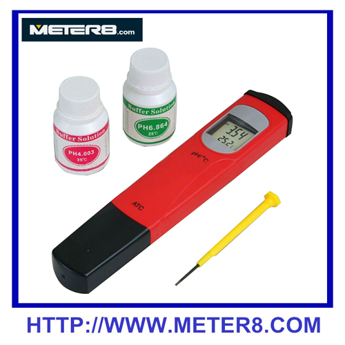 PH-009(III) tipo de plumilla buena calidad temperatura medidor portátil de ph pH-metro