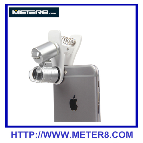 Slimme mobiele telefoon zak microscoop 60Xiphone zak Microscoop/Microscoop camera/elektron microscoop prijs