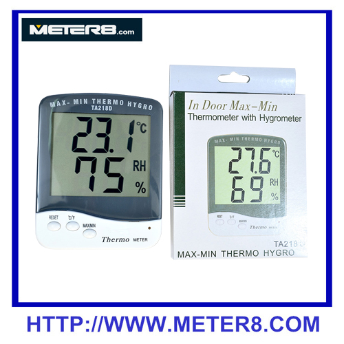 TA218D Temperatuur en luchtvochtigheid meter